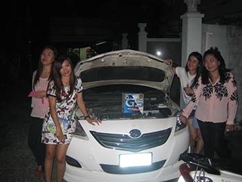 เปลี่ยนแบตรถยนต์ GS MF 46B24L