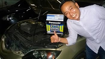 เปลี่ยนแบตรถยนต์ Mazda 3
